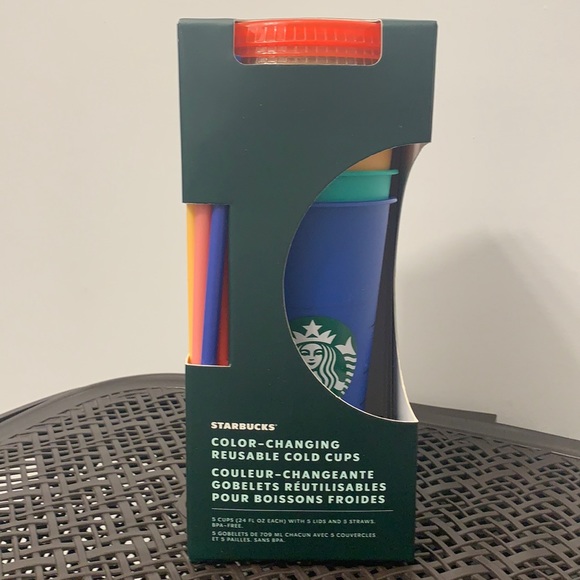 2020 Starbucks Color changing cups.  Brand new! - Picture 1 of 4